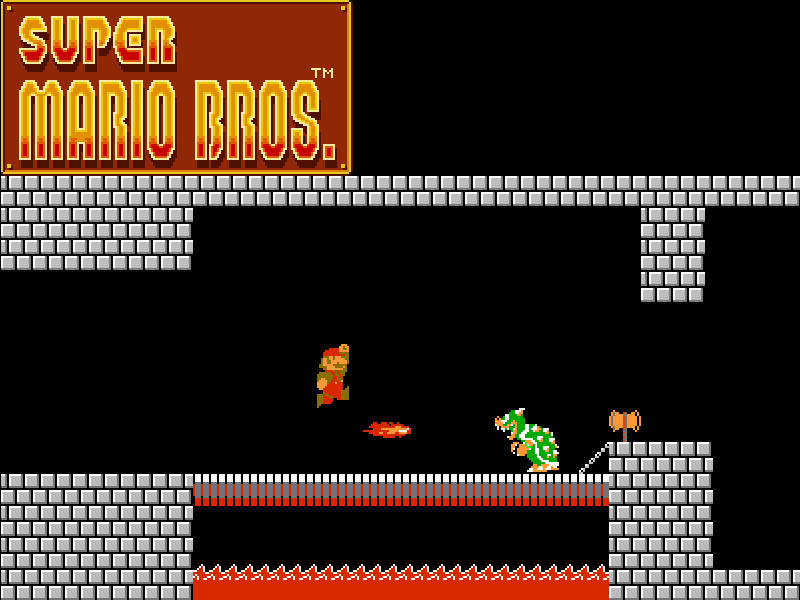 IE6 has us. Save us Mario!